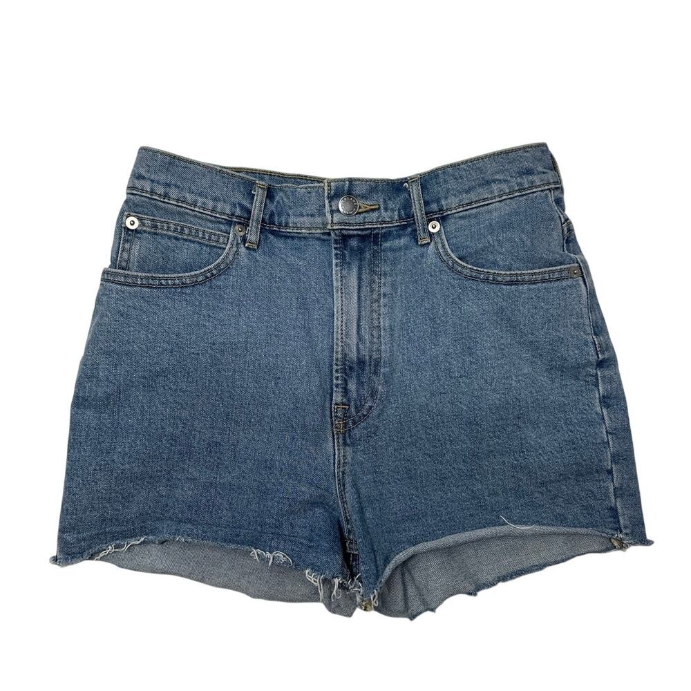 Everlane The Way High Denim Shorts High Rise Classic Blue Jean Shorts Sz 26
